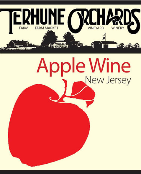 apple wine label