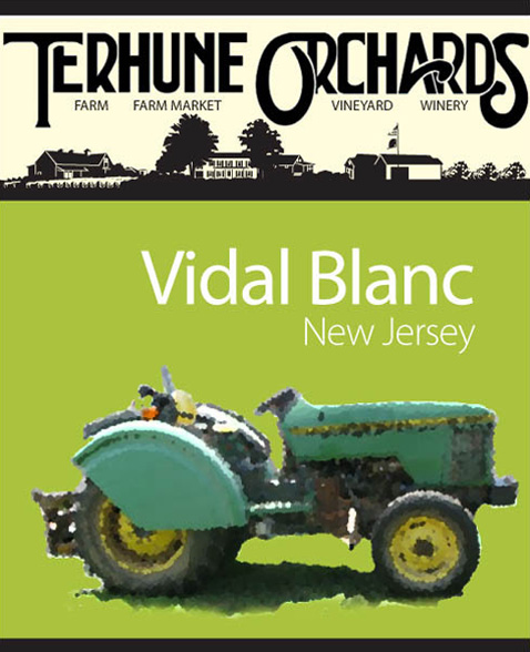 vidal blanc wine label