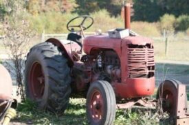 tractor Terhune Orchards farm