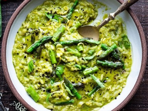 asparagus risotto asparagus risotto