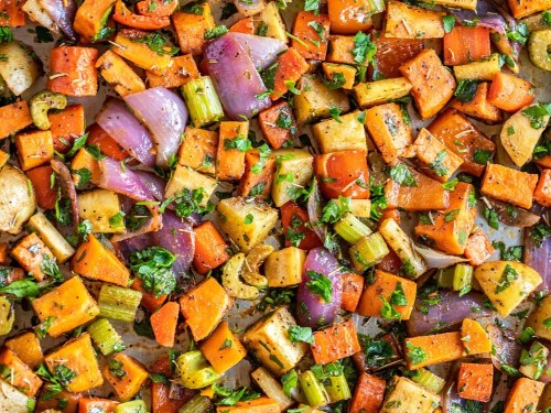 roasted winter vegetables