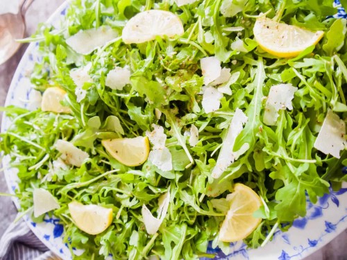 lemon arugula salad