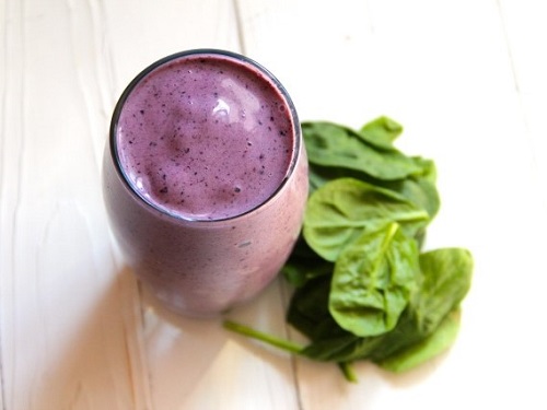 blueberry spinach smoothie