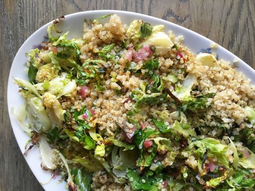 brussels sprout quinoa