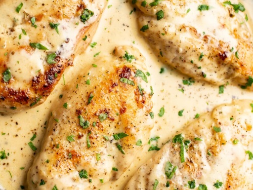 creamy chicken white wine