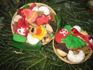 Holiday Cookie Basket - 1lb