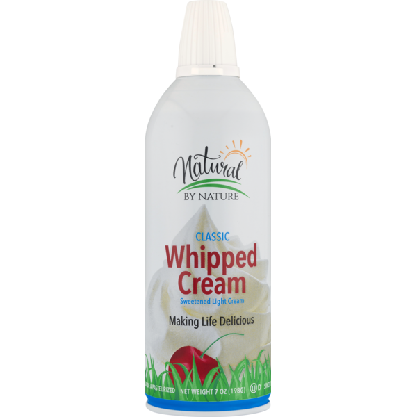 Whipped cream organic