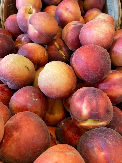 white peaches