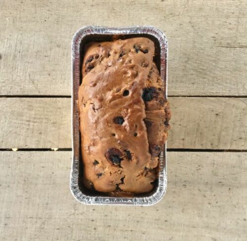 vegan blueberry bread