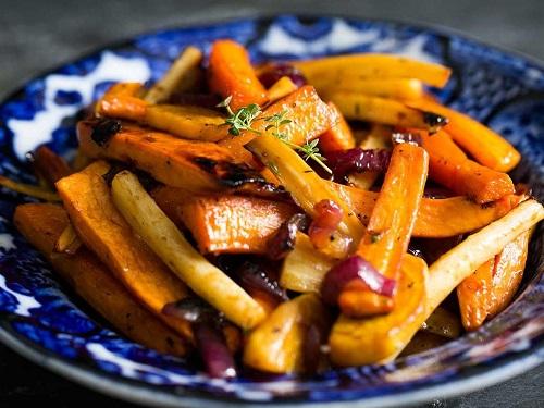 cider glazed carrots