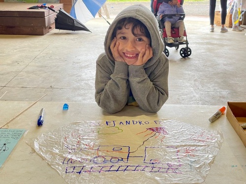 kite day kid with craft