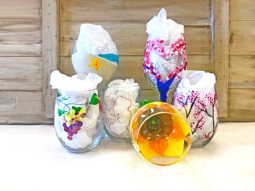 wine glass paint