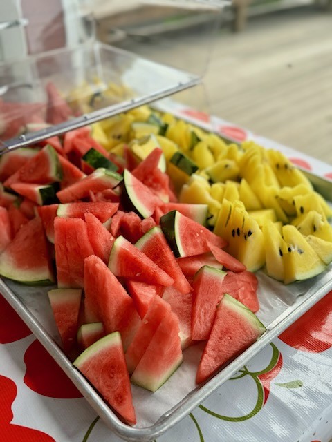 melon slices